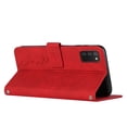 thumbnail image 3 of Wallet Case for Samsung Galaxy A02s (6.5 inch), Magnetic Flip Cover with Card Slots Kickstand Wrist Strap Case for Samsung Galaxy A02s,Red, 3 of 10