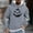 Gray8, variant on FDGIU Men's Halloween Hoodies - Oversized Ghost Graphic Pullover, Loose Fit Long Sleeve Sweatshirt, Casual Spooky Fall Outfit