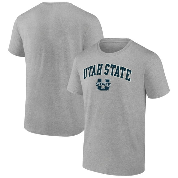 Men's Heather Gray Utah State Aggies Campus T-Shirt