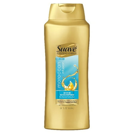 (2 pack) Suave Professionals Moroccan Infusion Shine Shampoo, 28