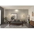 thumbnail image 3 of Caroline 14" Platform Bed Frame King, No Headboard, Modern, Solid Wood Bed, Walnut, 3 of 17