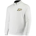thumbnail image 2 of Men's Colosseum White Purdue Boilermakers Tortugas Logo Quarter-Zip Jacket, 2 of 4