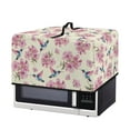 thumbnail image 2 of FOR U DESIGNS Cherry Blossom Hummingbird Print Microwave Oven Dust Cover Uv Protection Microwave Dust Covers Cloth Foldable Lid for Air Fryer Toaster Oven with Top Handle-L, 2 of 8