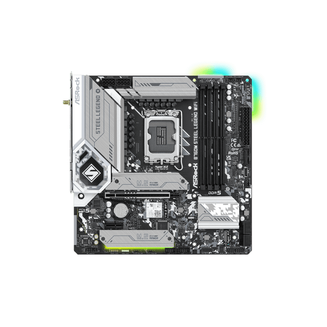 ASRock B760M Steel Legend WiFi Carte Mère LGA 1700 DDR5 Micro ATX