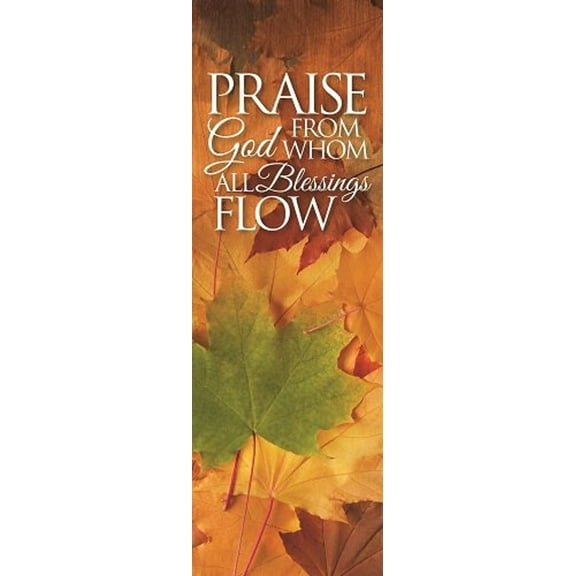 All Blessings Flow Banner (2' X 6')