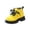 Yellow, variant on Non Slip Shoes, Kid's Boots, Kid's Winter Boots, Walking Shoes, Boys Girls Combat Boots Patent Leather Outdoor Chunky Ankle Hiking Boots Sneaker High Top Casual Lace Up Shoes, Yellow US-13C/EU-29