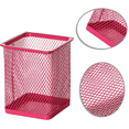 thumbnail image 4 of 4Pcs Pen Holder Mesh Pencil Holder Durable Metal Pencil Holder For Office Desk Round Pen Organizer, 4 of 5
