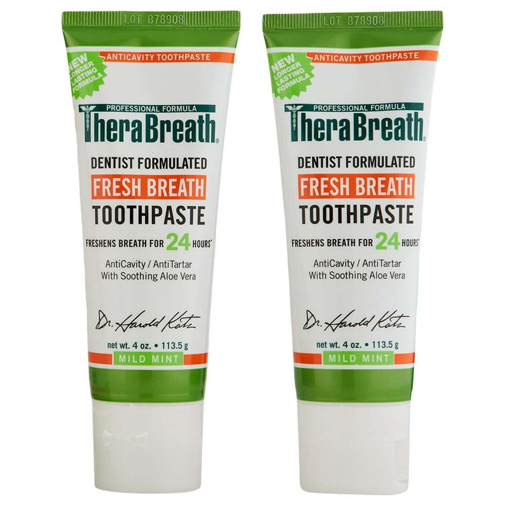 therabreath travel size toothpaste