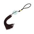 thumbnail image 3 of Keychain Tassel, Exquisite Luster Tassel Pendant Round Porcelain  For Car ANGGREK Tipo 1, 3 of 8