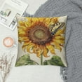 thumbnail image 2 of JEUXUS Sunflower Outdoor Decorative Throw Pillow Covers,Vintage Sunflower Square Cushion，for Living Room Couch and Bed （Sunflower）, 2 of 5