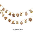 thumbnail image 4 of Cheapark Easter Bunny Gift Chick Egg String Lights - Battery-Operated Tree Lights, Festive Mood-Boosting Decor for Home Garden Sp ring Easter Party, 4 of 7