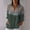 Blackish Green, variant on Endives Womens Linen Shirts Long Sleeve Blouse Casual V Neck Tops Summer Work Blouses Daily Outfit