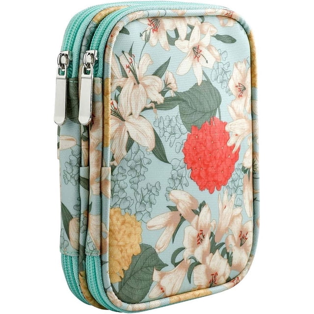 Estuche para Agujas de Ganchillo, Organizador Ergonómico de Agujas de Ganchillo Vacío, Bolsa de Almacenamiento de Herramientas de Ganchillo para Gancho de Aluminio Estándar Tradicional