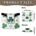 thumbnail image 2 of Haosy Clover with Green Plaid Golf Mallet Putter Cover Strong Magnetic Leather Golf Club Headcover Closure, 2 of 7