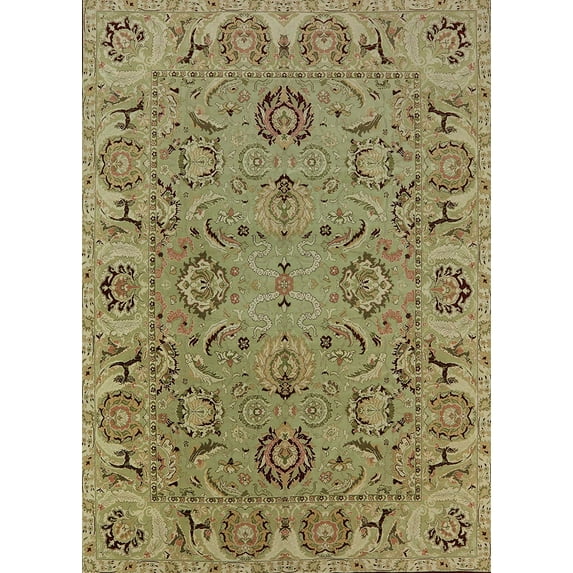 Ahgly Company Machine Washable Indoor Rectangle Industrial Modern Oak Brown Area Rugs, 3' x 5'