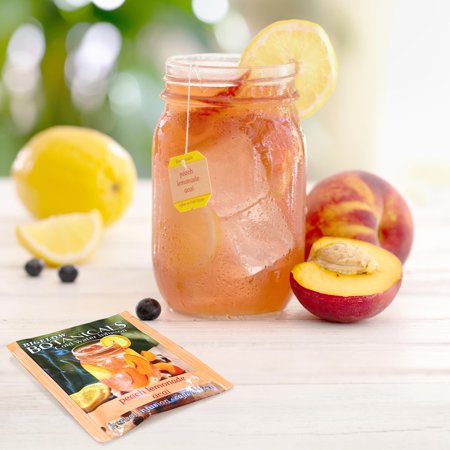 BIGELOW TEA BIGELOW BOTANICALS, PEACH LEMONADE ACAI COLD WATER INFUSION TEA BAGS, 18 COUNT