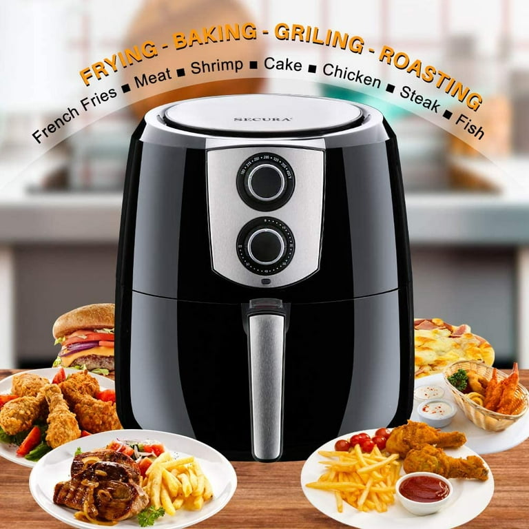 Large Capacity Smart Air Fryer - Home Automatic French Fries Machine With  6L Capacity And Multi-function Oven For Healthy Cooking