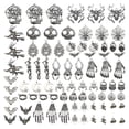 thumbnail image 1 of 80 abalorios para joyería, accesorios para hacer colgantes artesanales, abalorios colgantes de plata para hacer joyas, hacer joyas colgantes y manualidades XianweiShao 9024719146706, 1 of 5