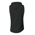 thumbnail image 5 of Yiaimeir Men's Sleeveless Hoodie Tank Top Lightweight Athletic Gym Workout Muscle Tank Tops With Hood For Fitness & Training,Size S-3XL, 5 of 5