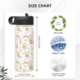 thumbnail image 4 of Uemuo Air Balloon and Flower Print 18oz Sports Insulated Kettle, Water Bottle, Outdoor Sports Bottle, Insulated Hydration Bottle with Handle & Flip Straw, 4 of 8
