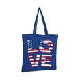 thumbnail image 2 of Awkward Styles Love Tote Bag American Flag Love Canvas Bag USA Gifts for Men and Women 4th of July Tote Bag Independence Day Reusable Shopping Bag Cute Love Grocery Bag America Reusable Cloth Bag, 2 of 5