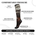 thumbnail image 3 of Lsque Abstract White Dragon Pattern Sport Compression Socks for Men & Women 15-20 mmHg Knee High Nurse Pregnant Running Medical and Travel Athletic, 3 of 6