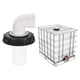 thumbnail image 1 of Cubierta de filtro de tapa IBC de 163 mm, tanque de agua de lluvia de 90 grados, cubierta de IBC con filtro de nylon lavable, 1 of 1