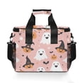 thumbnail image 7 of FORMRS Insulated Cooler Bag 24 Cans Capacity Soft Leakproof Lunch Box with Side Pockets, Pastel Pink Halloween, 7 of 7
