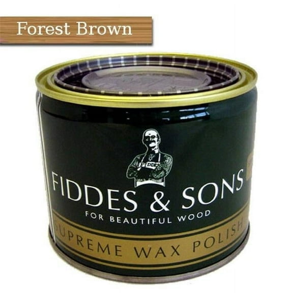 Fiddes Supreme Wax Polish 400 ML-Forest Brown