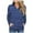 Blue, variant on UJNDER Women's Sweatshirt Solid Color Stand Collar Zipper Pullover Long Sleeve Casual Winter Blue XXL