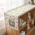 thumbnail image 6 of Table Runners 72 Inches Long Dress Scarves, Easter Farmhouse Kitchen Table Runner, Coffee Tablerunners, Spring Rabbit Colorful Eggs Flowers Leaves Plants 14x72 Inch, 6 of 9
