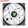 thumbnail image 2 of COOLMOON CPU Cooler 3 Pin ARGB FDB Bearing PWM PC Ventilador de refrigeración silencioso (Negro), 2 of 9