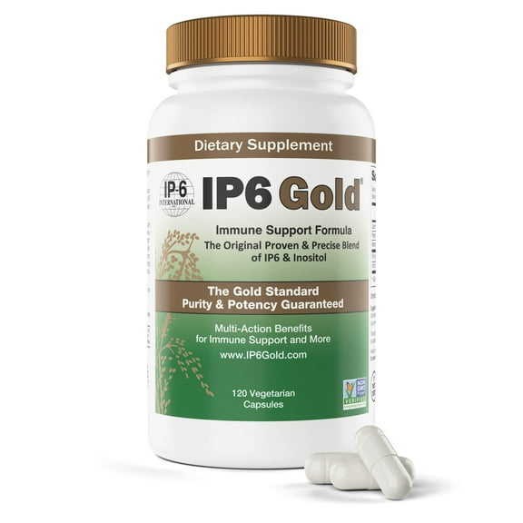 IP-6 International IP6 Gold®, Immune Support Formula, 120 Vegetarian Capsules