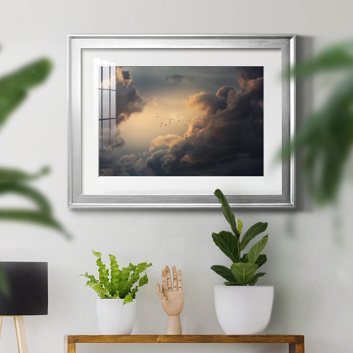 Soaring High Above Premium Framed Print - Ready to Hang