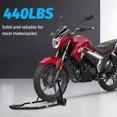 thumbnail image 6 of Motorcycle Stand Front Wheel Lift Stands, 990Lbs Capacity, Swingarm Spool Paddock Stands for Sport Bike, Fit for Yamaha Honda Kawasaki, 6 of 9