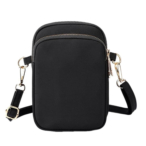 1pc Nylon Mini Cross Body Bolsa Bolsa de teléfono bolsa de monedas Mini bolso de hombro para amigos