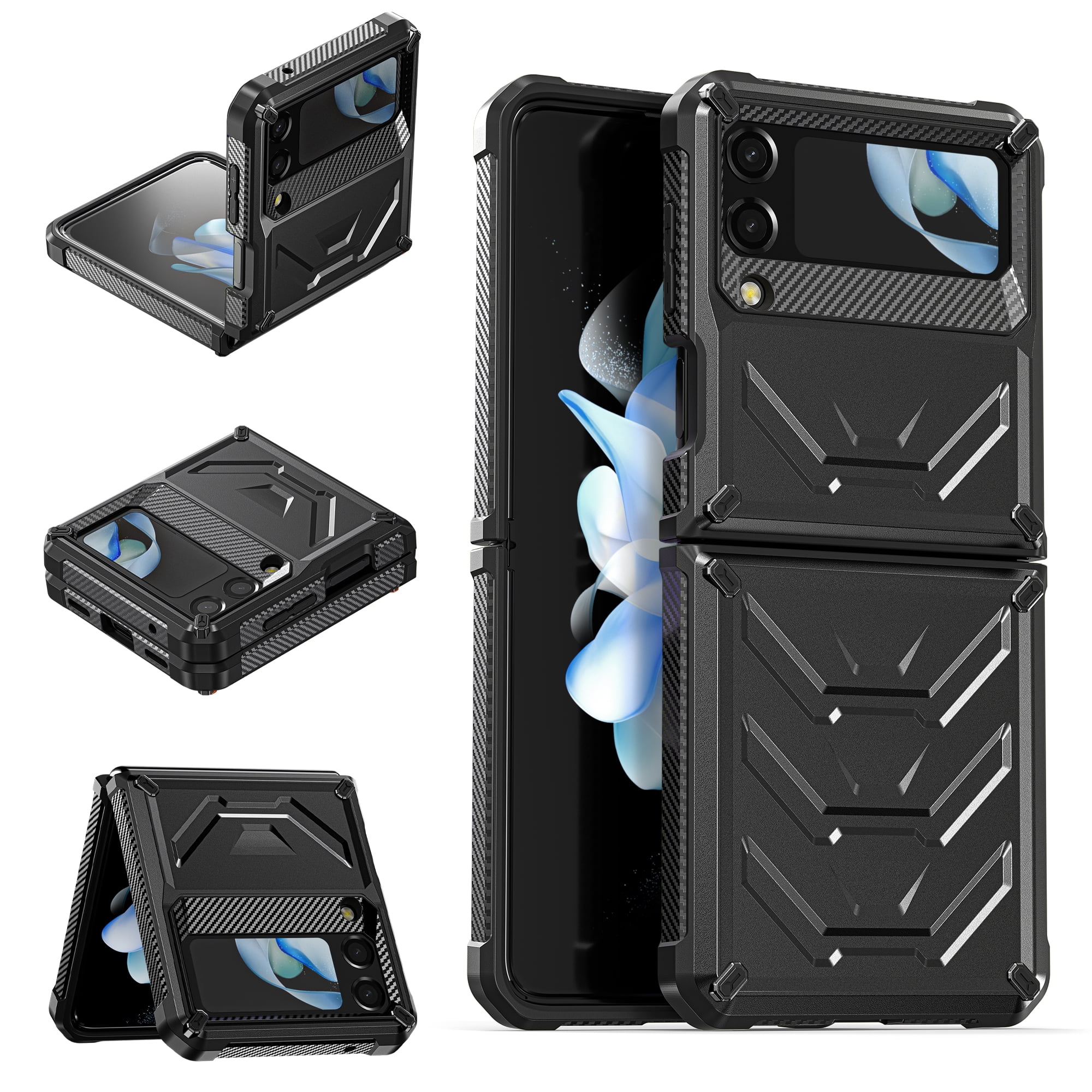 Nalacover for Samsung Galaxy Z Flip 4 Wireless Charging Case,FullBody