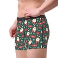 thumbnail image 2 of Pofeuu Santa Claus Print Men’s Boxer Briefs, Moisture-Wicking Underwear, Regular,Trunk-Small, 2 of 5