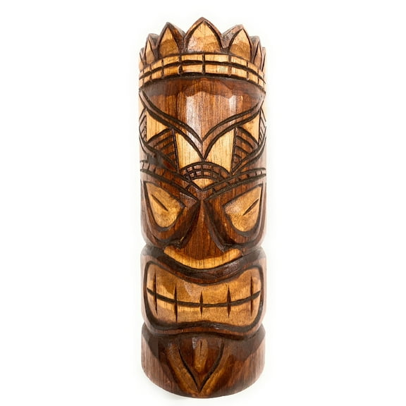 Health Tiki Mask 12" - Wellness Tiki hand Carved | #bag1505930
