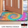thumbnail image 3 of Colorful Tie Dye Mandala Pattern Door Rugs,Washable Non Slip Door Mats Indoor,Decorative Door Mats,Entry Mat Indoor for Entrance,Bedroom,Kitchen,Bathroom,30"x17", 3 of 6