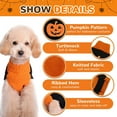 thumbnail image 5 of Pet Apparel Dog Autumn Sweater Halloween Pet Sweater Pumpkin Pattern Pet Sweater, 5 of 6