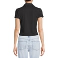 thumbnail image 2 of No Boundaries Juniors Zip Up Polo Top, 2 of 5