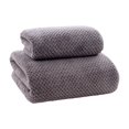 thumbnail image 3 of Juego de toallas de baño, albornoz suave, toalla de baño ligera, toalla absorbente, toalla de secado rápido para Yoga, Sauna, salón, dormitorio, mujer Gris, 3 of 8