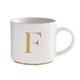 thumbnail image 1 of Taza para Café de Iniciales Oro de 500ml LuckyLy, Letra A dorado 500 ml, 1 of 8