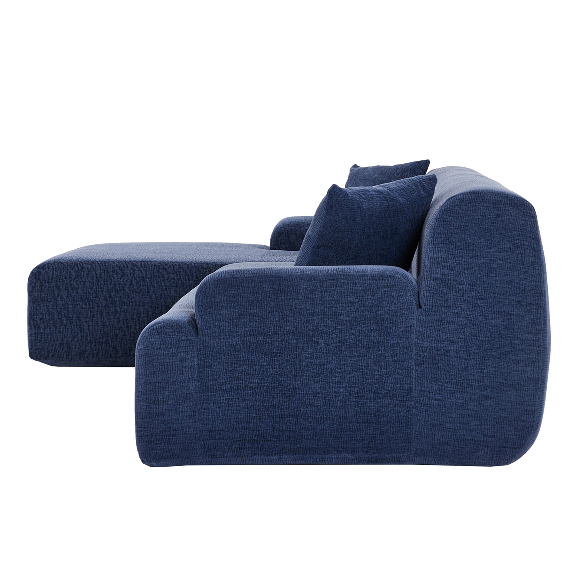 Kadyn Modern Large L-Shape Modular Sectional Sofa, Sofa Couch for Living Room, Bedroom, Salon, 2 Piece Free Combination, Blue