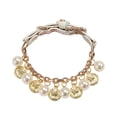 thumbnail image 2 of Collar de perro y gato con perlas falsas y bolas de cerámica suaves, ajustable, ligero, blanco, para mascotas pequeñas y medianas., 2 of 7