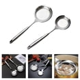 thumbnail image 2 of YIEMEEN Fine Mesh Colander Stainless Steel Fine Mesh Strainer Oil Filter Skimming Greases Foams Skimmer Spoon with Long Handle, 2 of 15