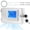 Clear, variant on AEVXKHI Thermostat Lock Box with Key - Universal Thermostat Guard Clear Acrylic Cover, Large 4.7 x 7.3 x 2.2 Inches Thermostat Protector for Home, Office and School