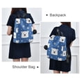 thumbnail image 4 of FORMRS Women's Travel Backpack Purse Anti-Theft Hidden Pockets Casual Shoulder Bag, White Polar Bear, 4 of 7