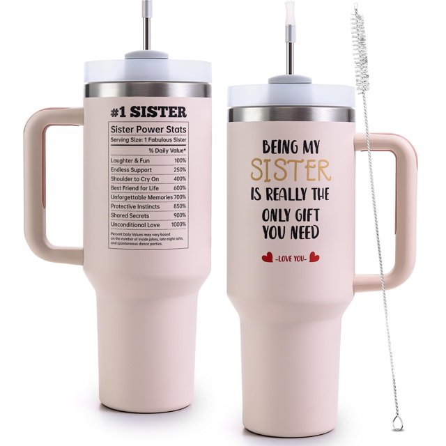 Vaso para beber VoziSpace Sister, 1,2 L, acero inoxidable